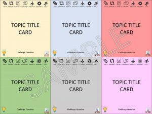 Activity Card Templates – Differentiate Link Challenge Extend Mix ...