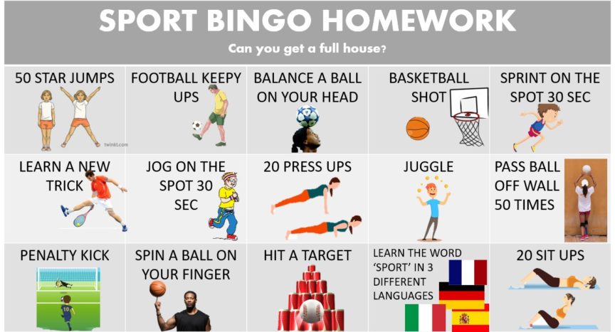 sports day homework
